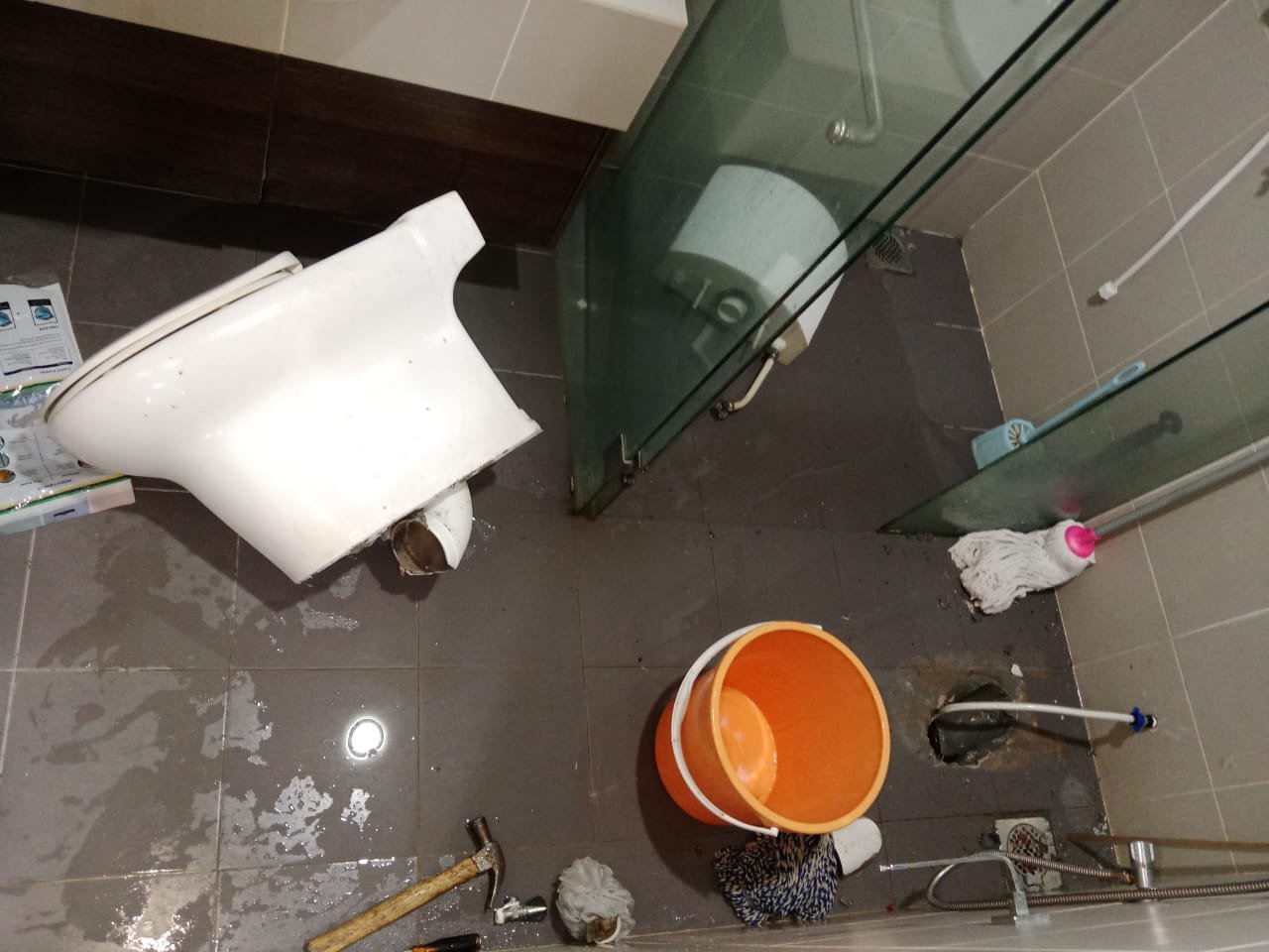 Professional plumbing work